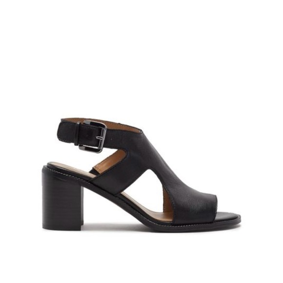 FRANCO SARTO HERMOSA~ NUBUCK LEATHER CAGE SANDALS - Picture 3 of 5